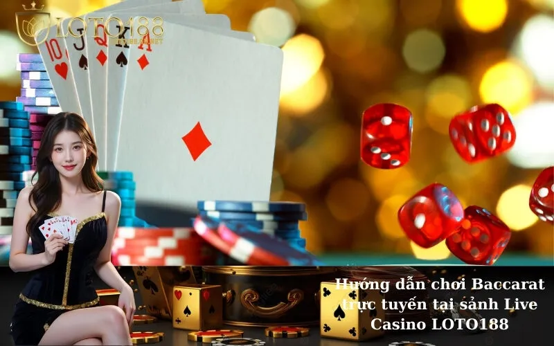 Hướng dẫn chơi Baccarat trực tuyến tại sảnh Live Casino LOTO188